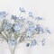 2 Pcs Artificial Fake Flowers Plants Cosmos Silk Flower Arrangements Wedding Bouquets Decorations Plastic Floral Table Centerpieces for Home Kitchen Garden Party Decor Approx 23.6'' High - Light Blue
